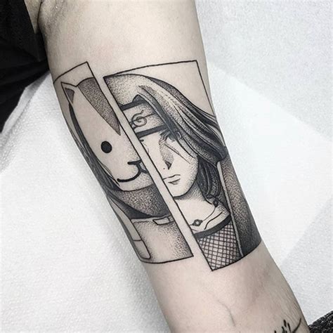 Tatuaje anime mujer